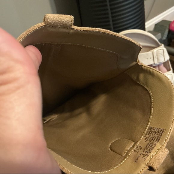 Madden Girl Tan Faux Suede Western Boots | Size 10 Studded Cowboy Zip - Picture 9 of 11